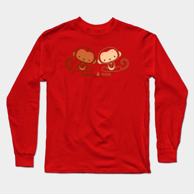 munky & mink Long Sleeve T-Shirt by jembulbrodot